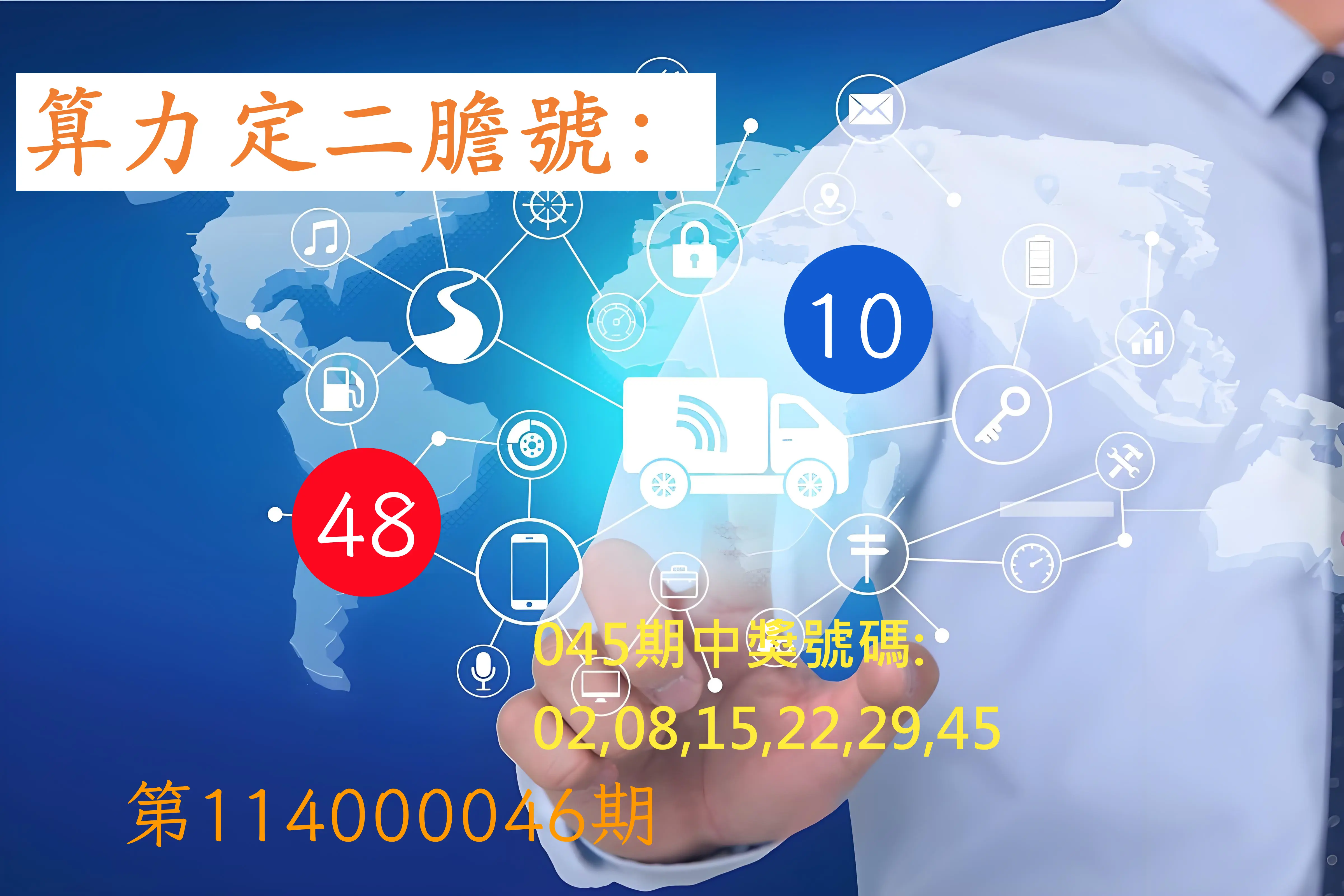 大樂透第114000046期算力定二膽號