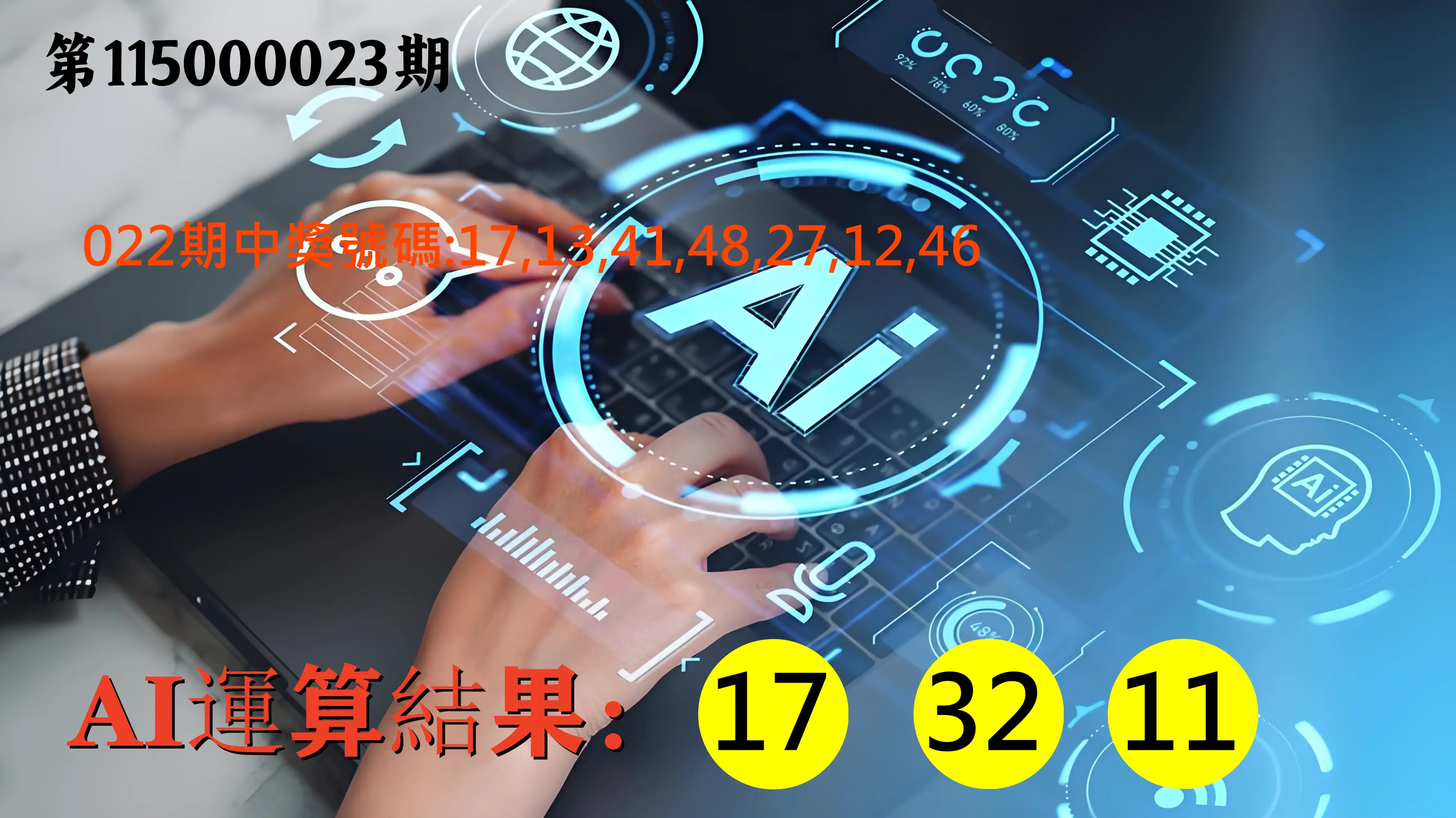 大樂透第115000023期(02/22)AI運算3膽號
